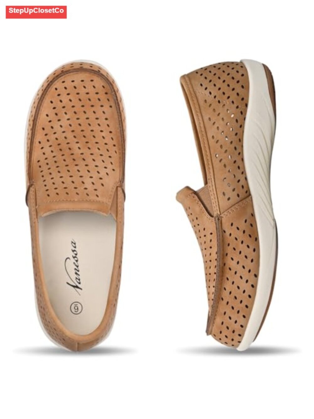Women's Slip On Shoes Arch Support Comfort Casual Boat Loafer